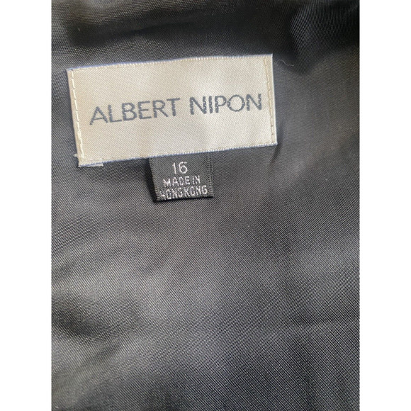Albert Nipon Womens Size 16 NEW Little Black Dress Classic Casual Office Work - Picture 6 of 15